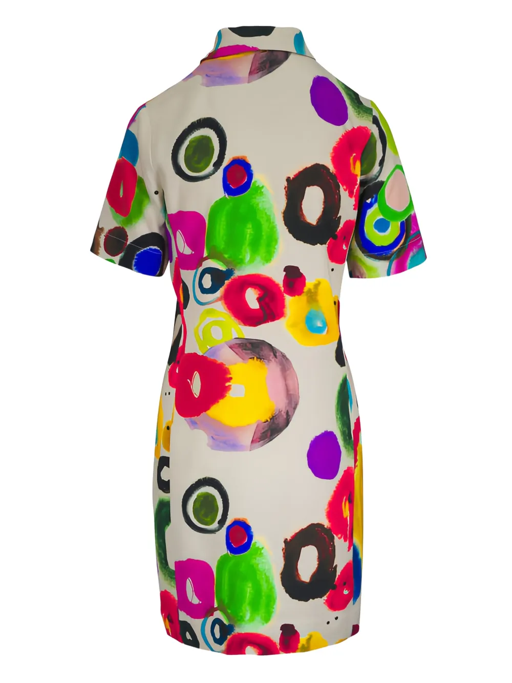 Libertine Mini-jurk met kraag en print - Beige