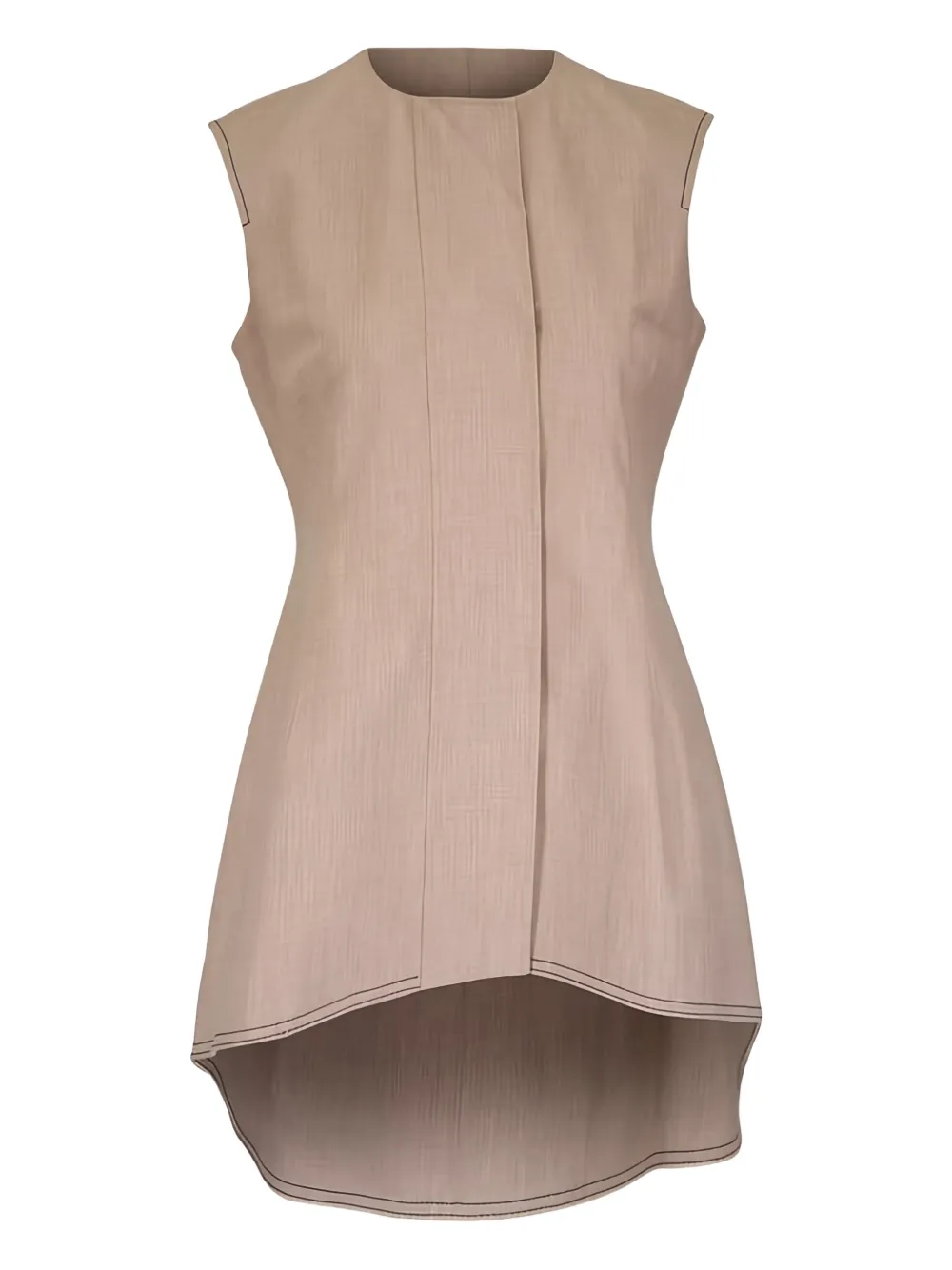 KZ_K STUDIO Macba panelled gilet - Neutrals