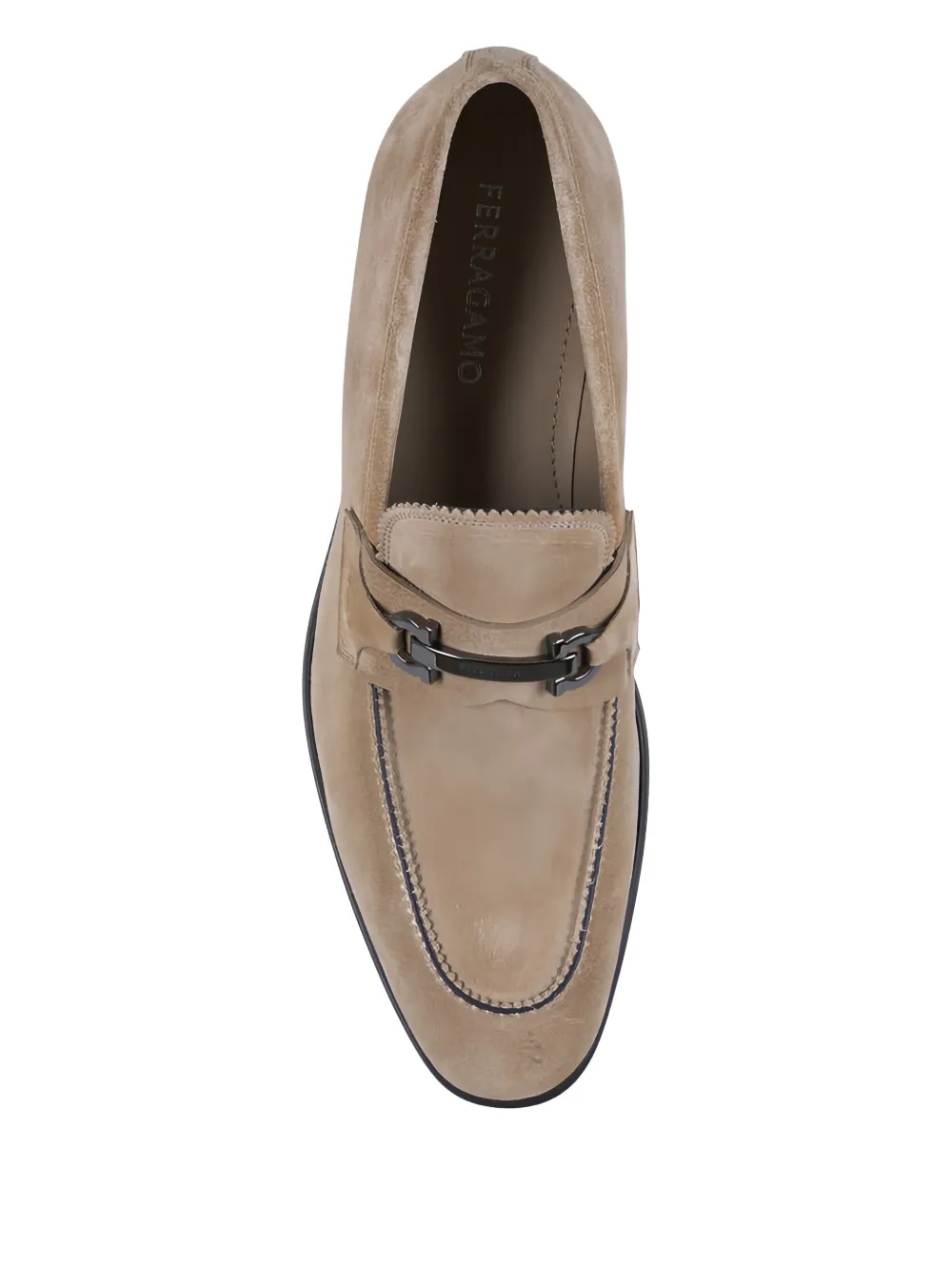 Ferragamo Bentley suède loafers Beige