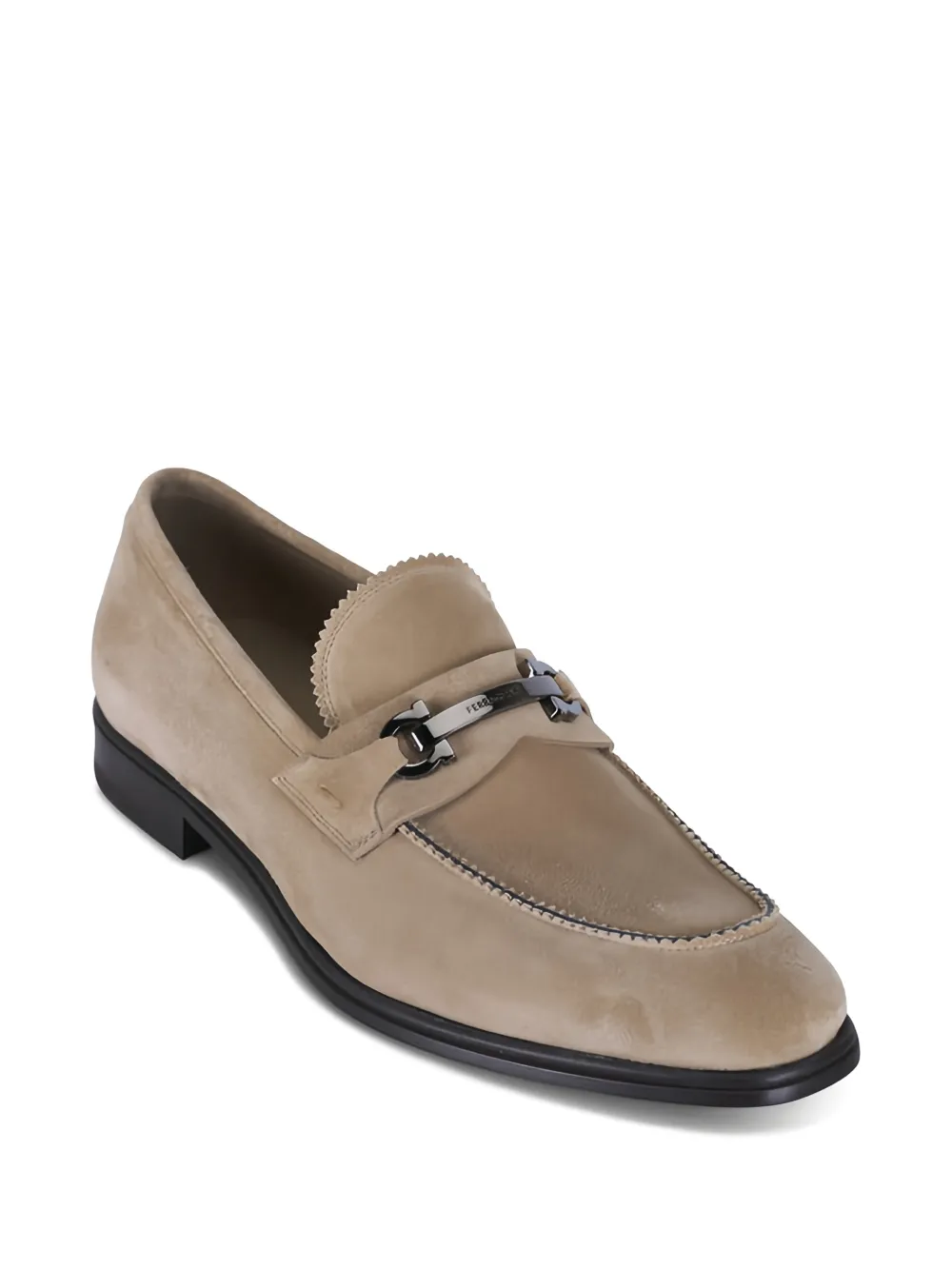 Ferragamo Bentley suède loafers Beige