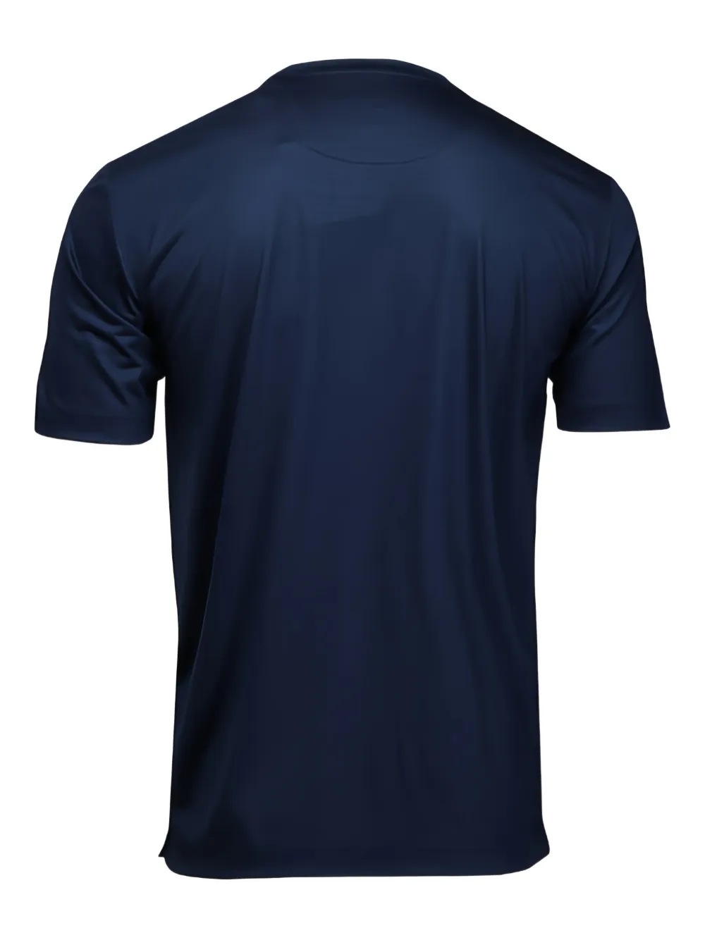 Marco Pescarolo T-shirt van scheerwol - Blauw