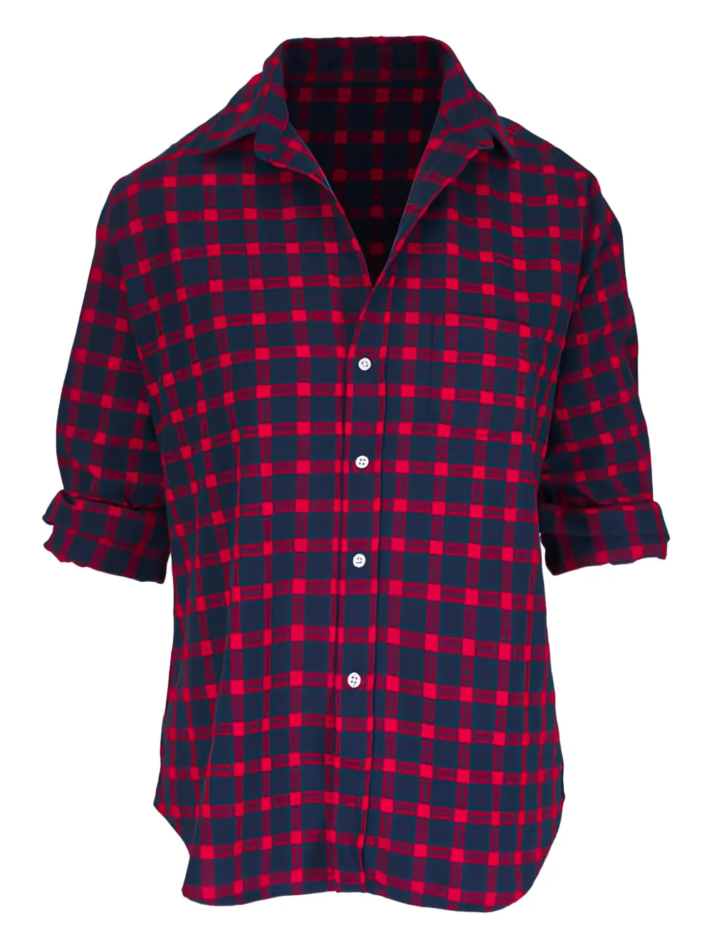 Frank & Eileen Camicia Eileen a quadri - Blu