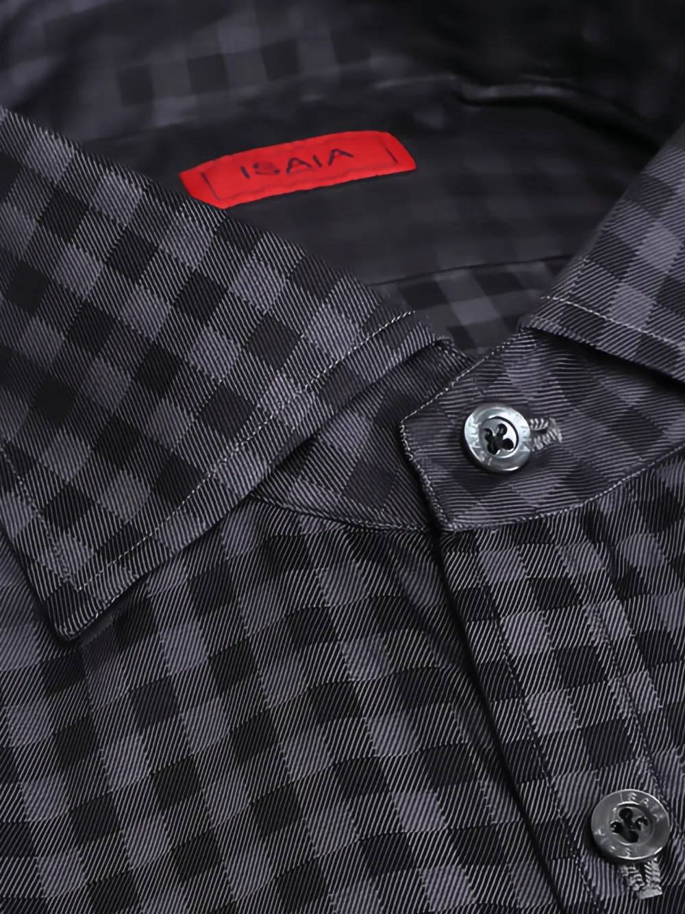 Isaia checked-pattern button shirt | Image 2
