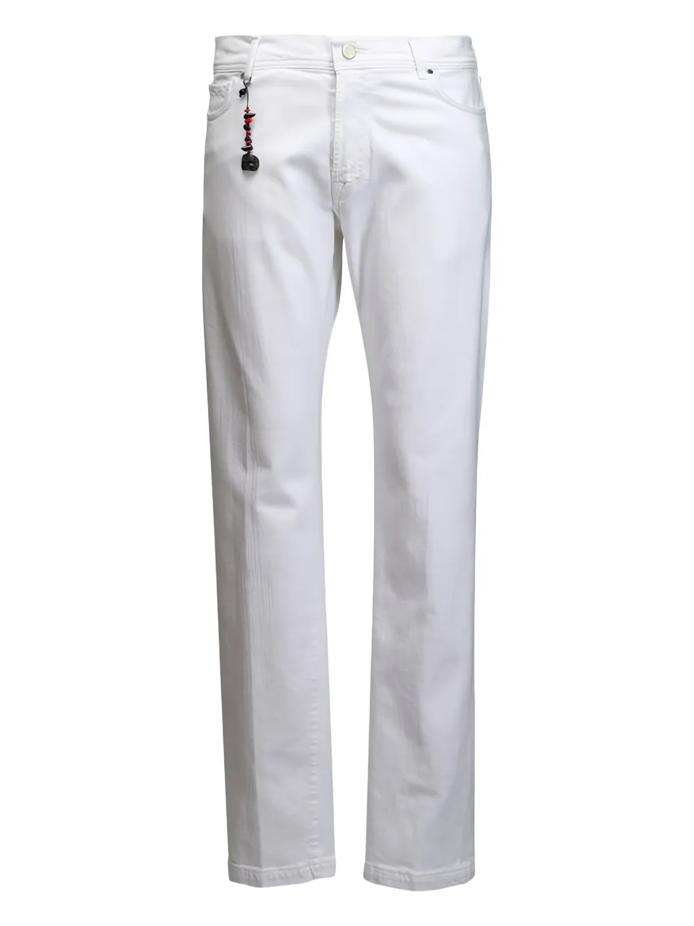 Marco Pescarolo Jeans con perline - Bianco