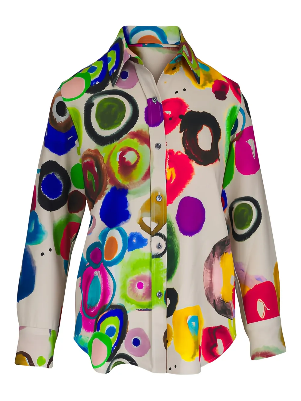 Libertine JH Gouache patterned shirt - Neutrals