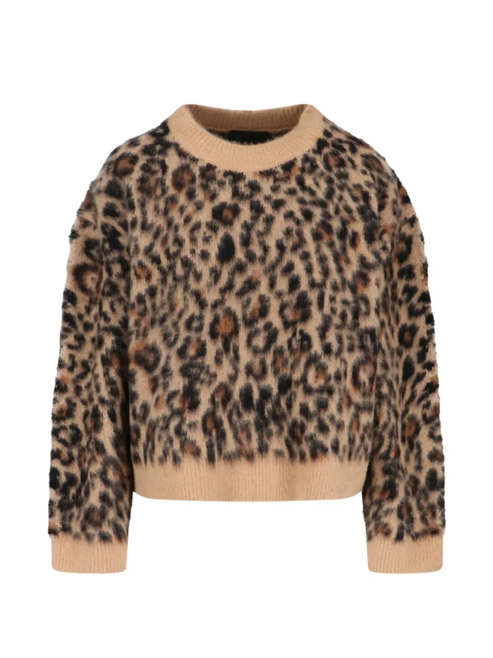 Nili Lotan Trui met dierenprint Beige