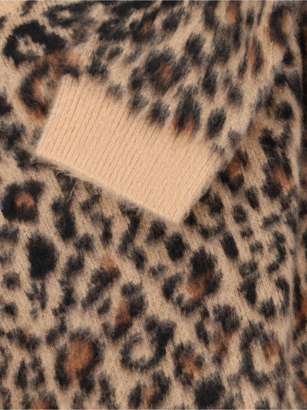 Nili Lotan Trui met dierenprint Beige