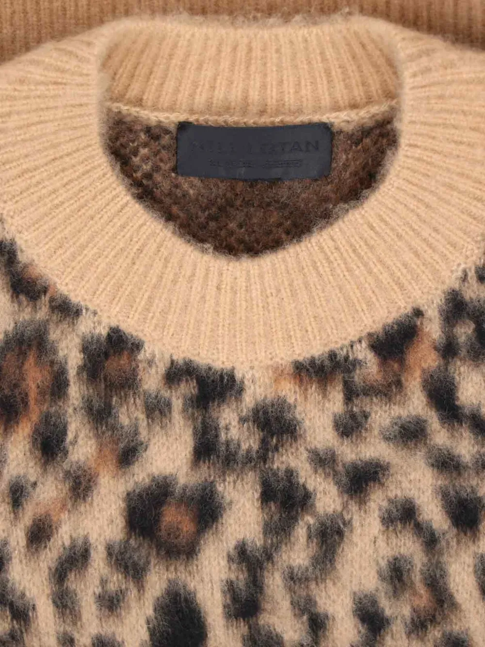 Nili Lotan Trui met dierenprint Beige
