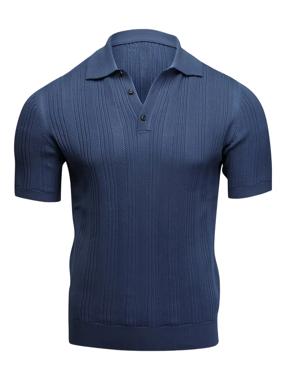 Isaia Polo in maglia - Blu