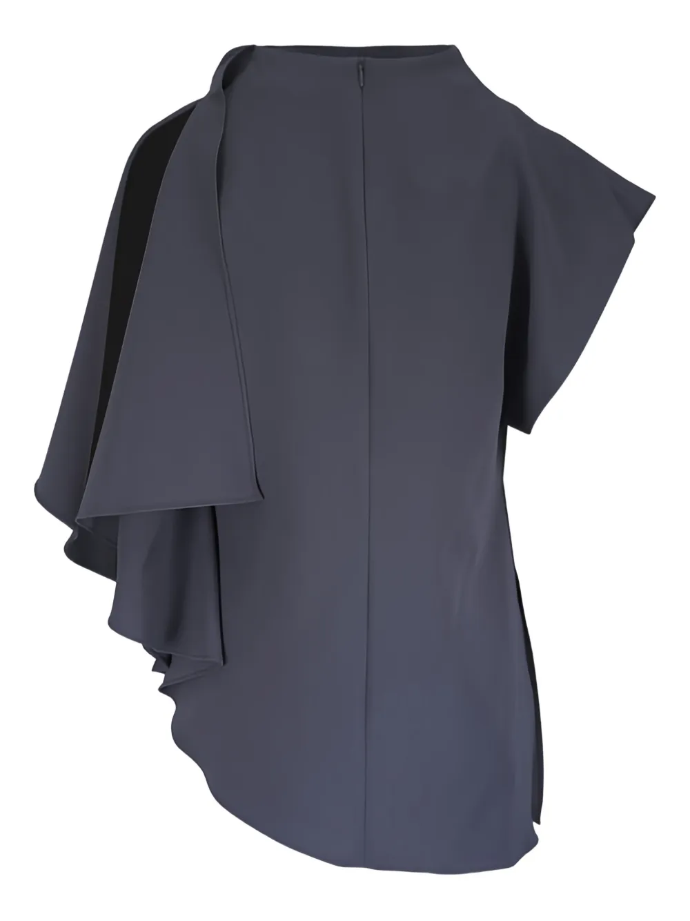 KZ_K STUDIO Asymmetrische blouse - Grijs