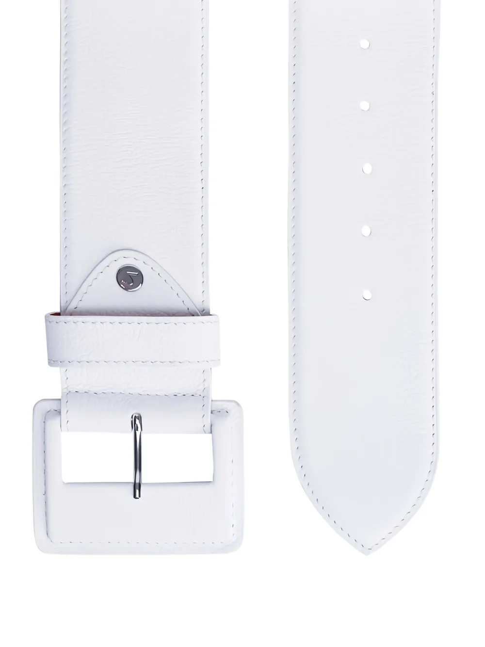 Maison Vaincourt La Merveilleuse leren riem - Wit