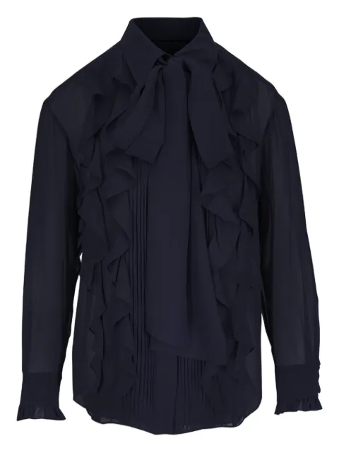 Lafayette 148 blusa de seda Georgette