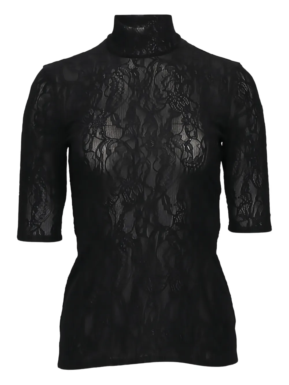 Stella McCartney Blusa con chiusura nascosta - Nero