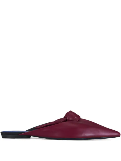 Lanvin knotted flat mules