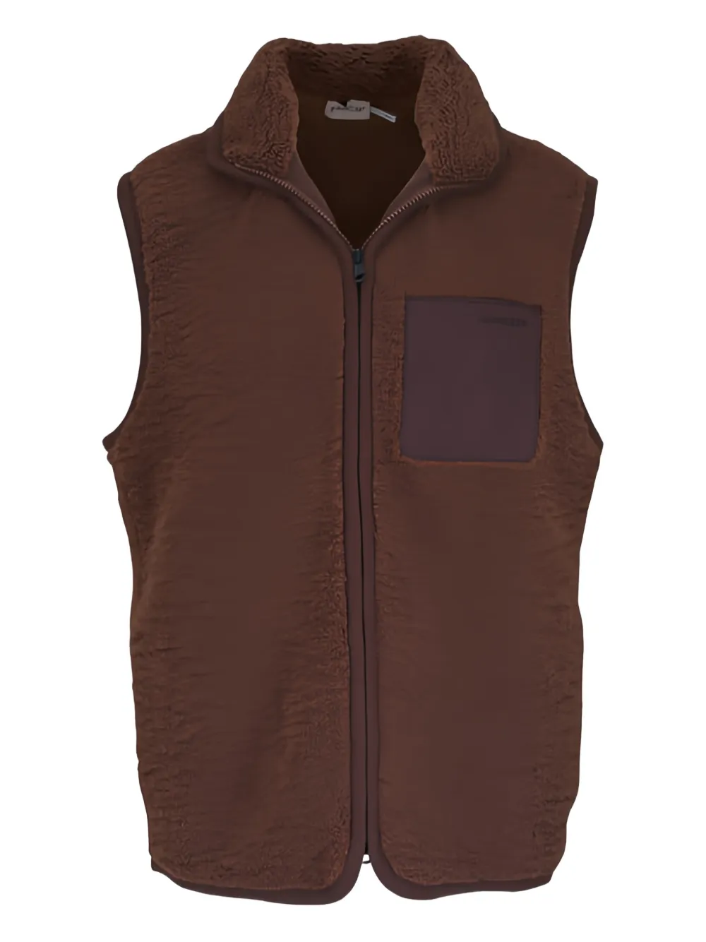 Moncler Colete com acabamento em nobuck | Marrom | Image 1