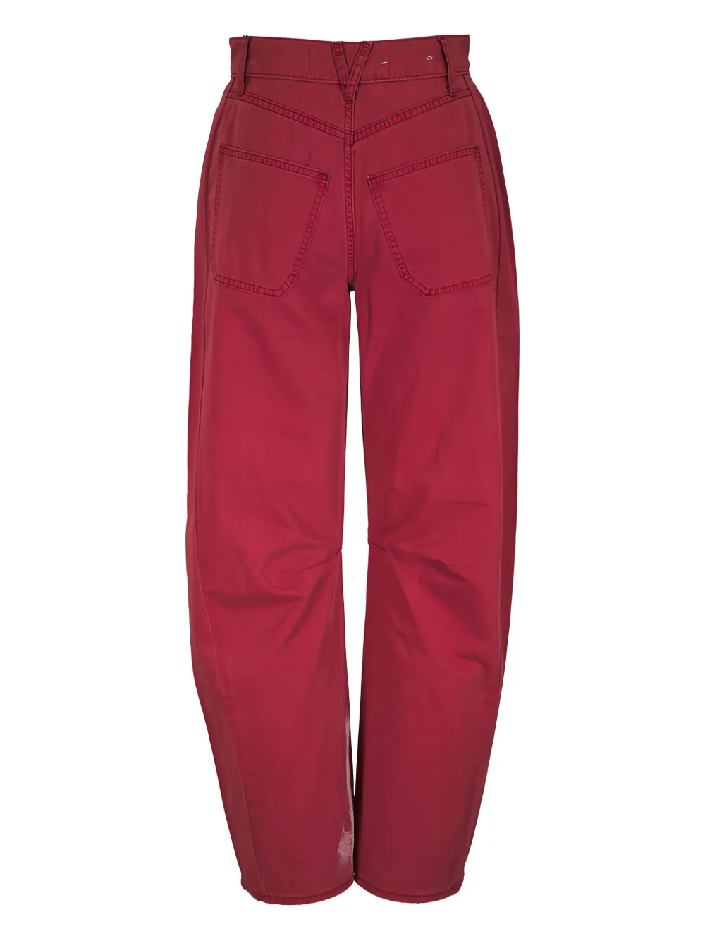 Veronica Beard Jeans met opgestikte zak - Rood