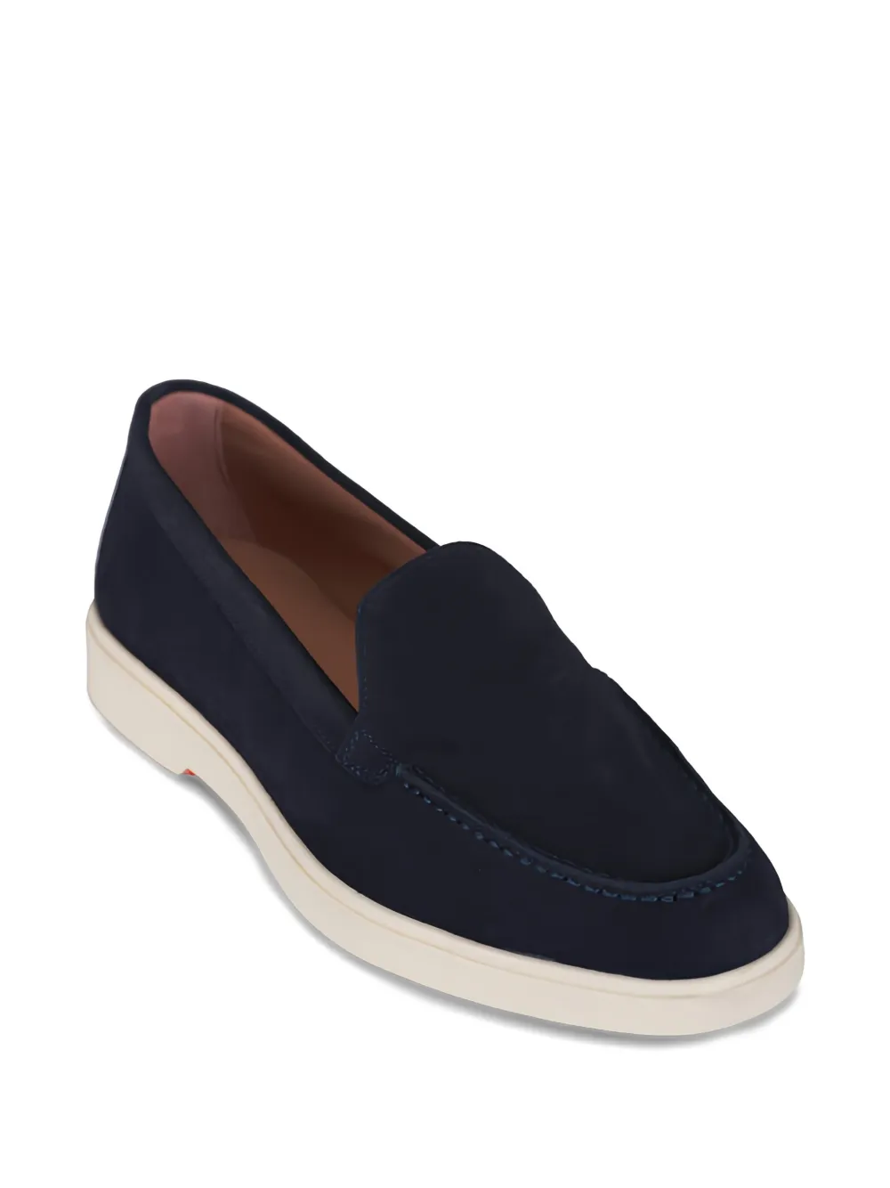 Santoni Yaltamoc suède loafers - Blauw