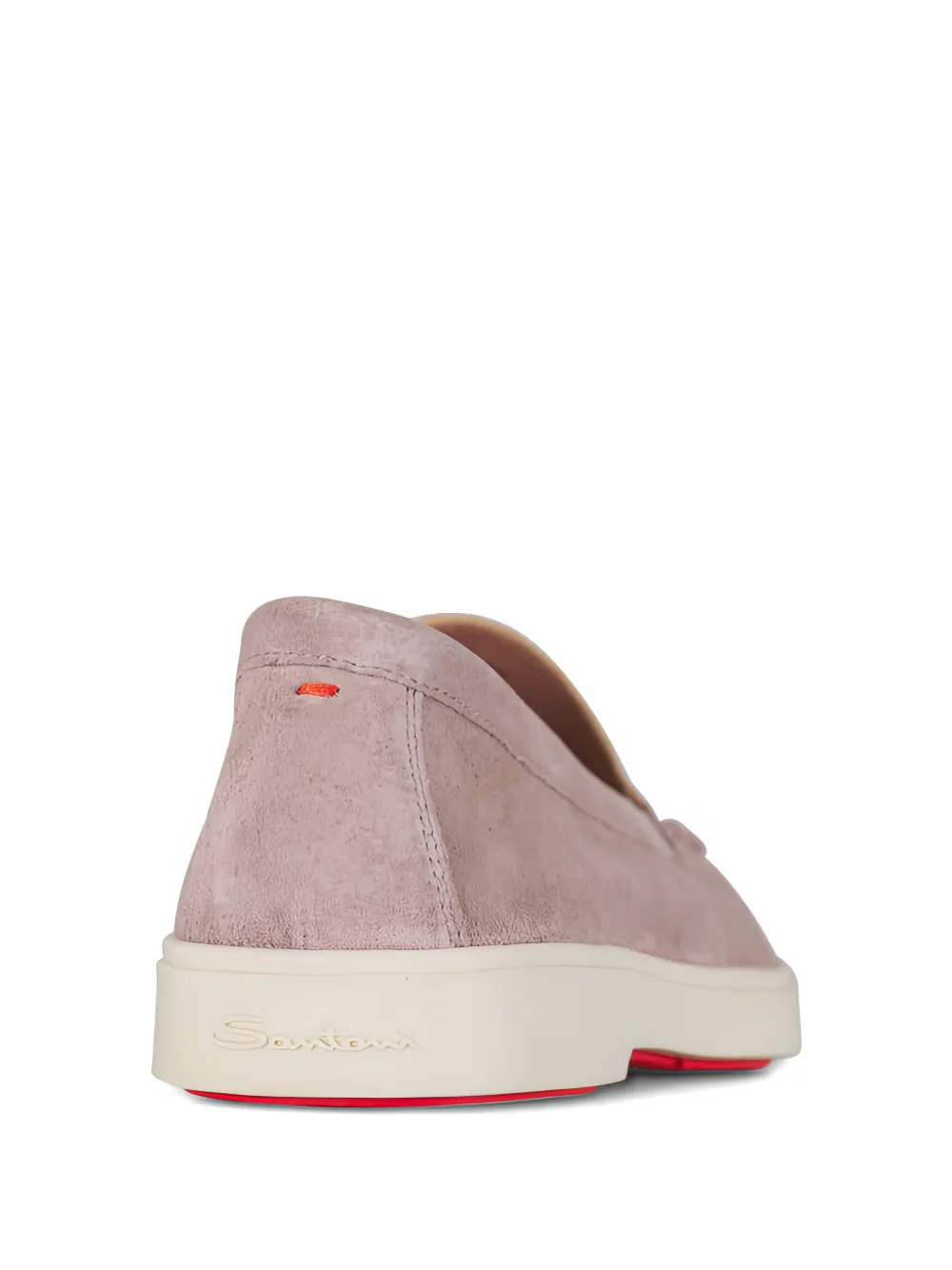 Santoni Yaltamoc suede slip-on loafers Beige