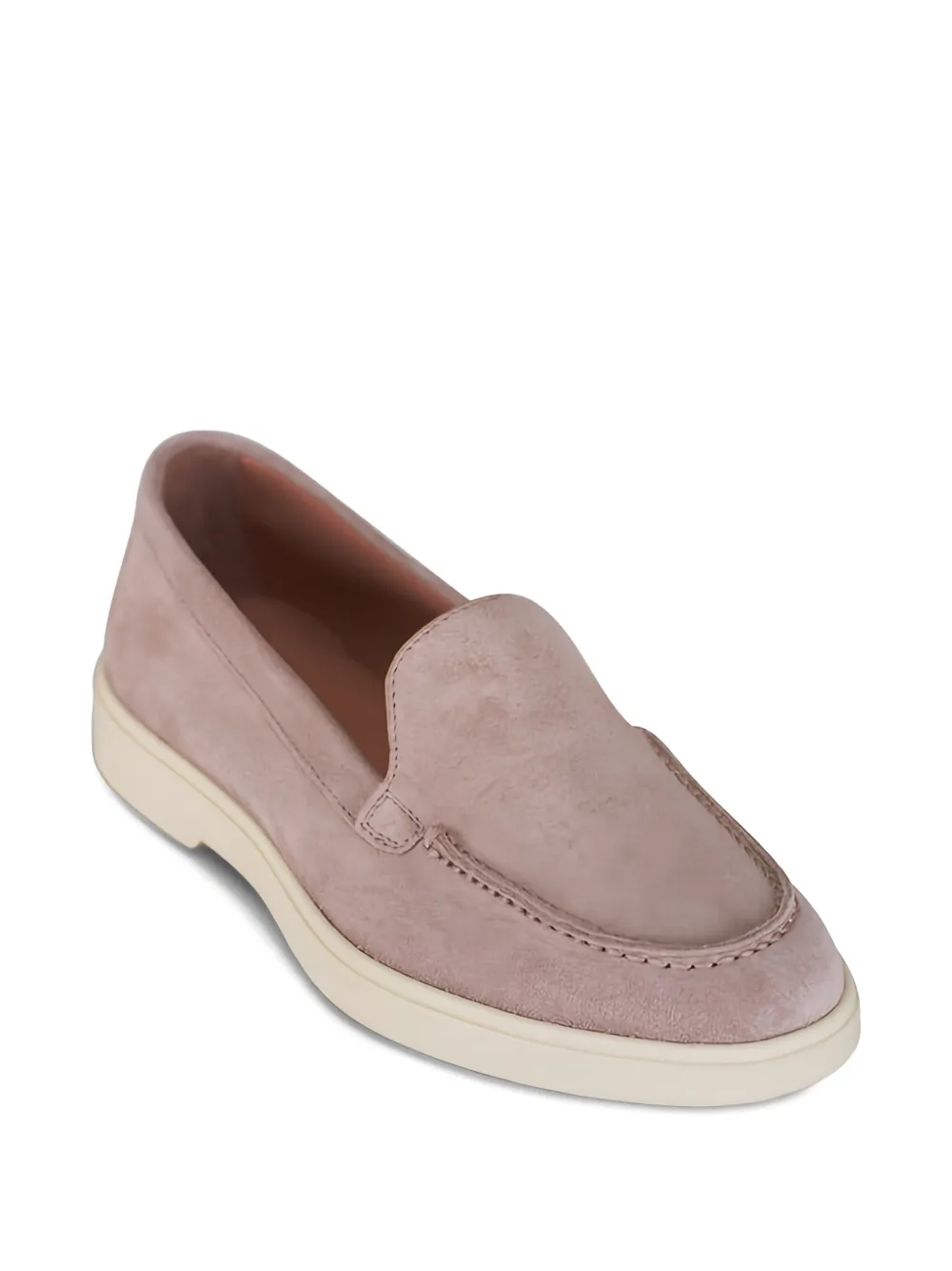 Santoni Yaltamoc suede slip-on loafers - Beige