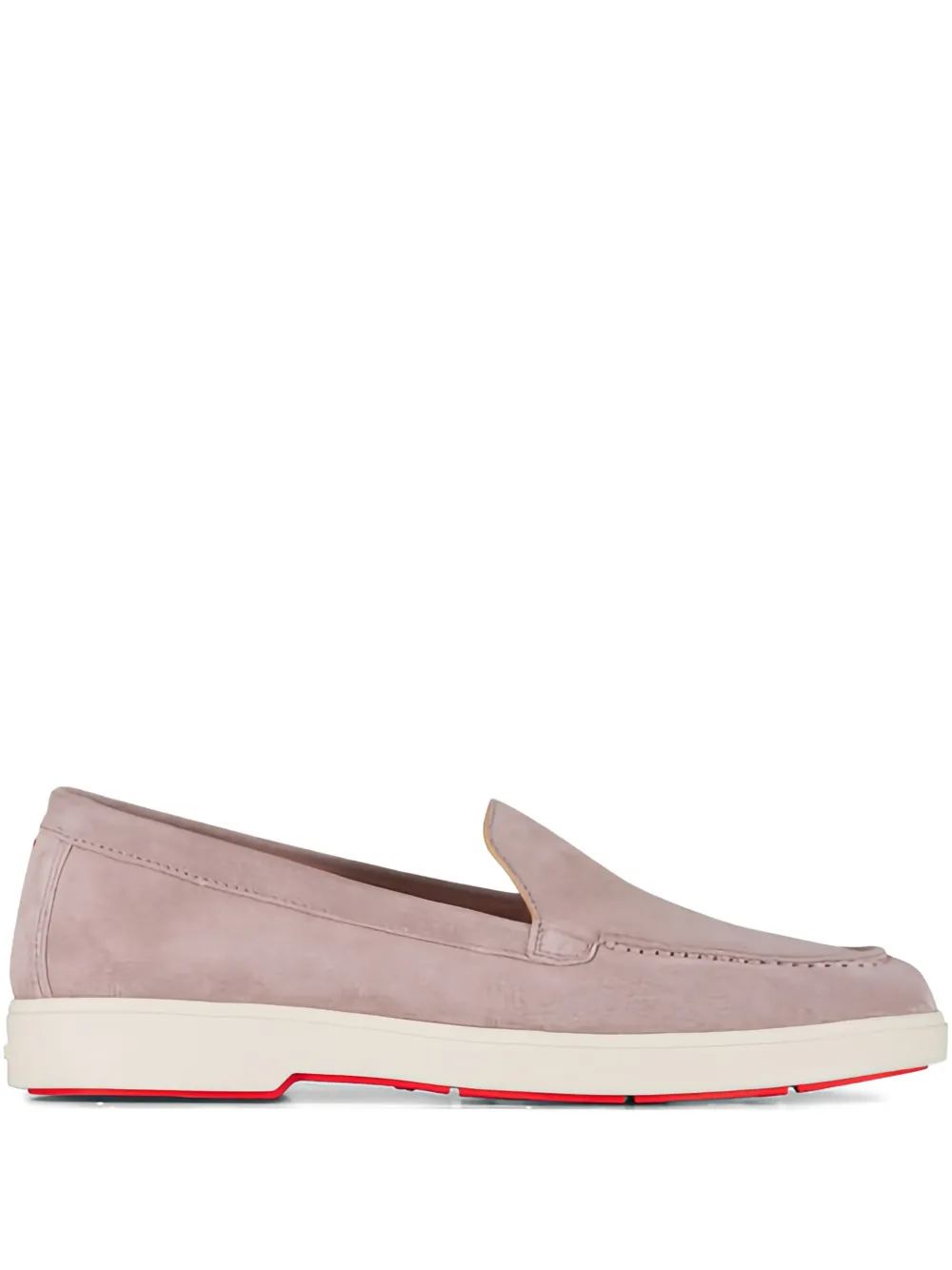 Santoni Yaltamoc suede slip-on loafers - Toni neutri