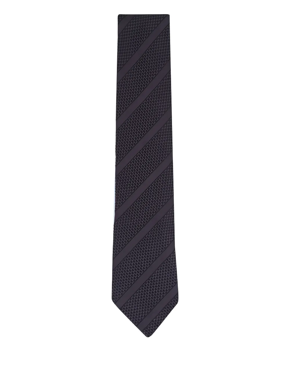 TOM FORD textured striped tie | Purple | Image 1