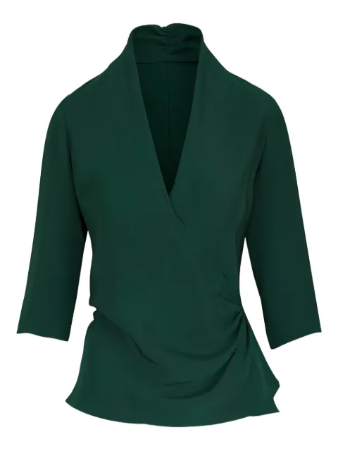 Peter Cohen draped tie blouse
