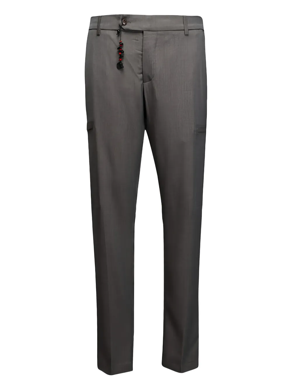 Marco Pescarolo button-fastening trousers | Grey | Image 1