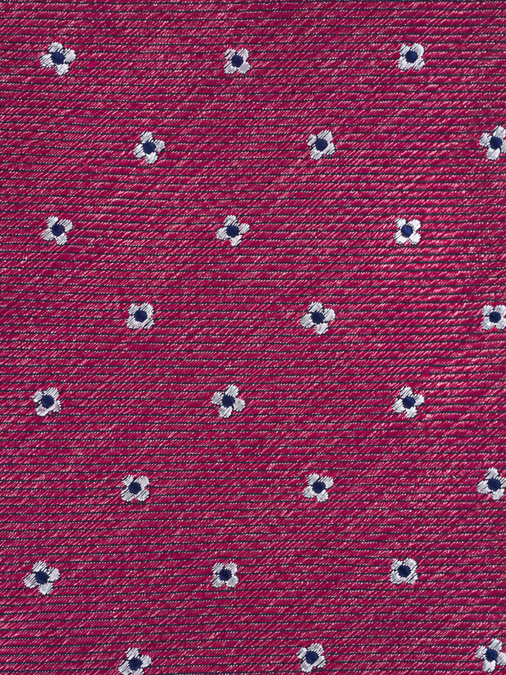 Paolo Albizzati Stropdas met bloemenpatroon - Rood