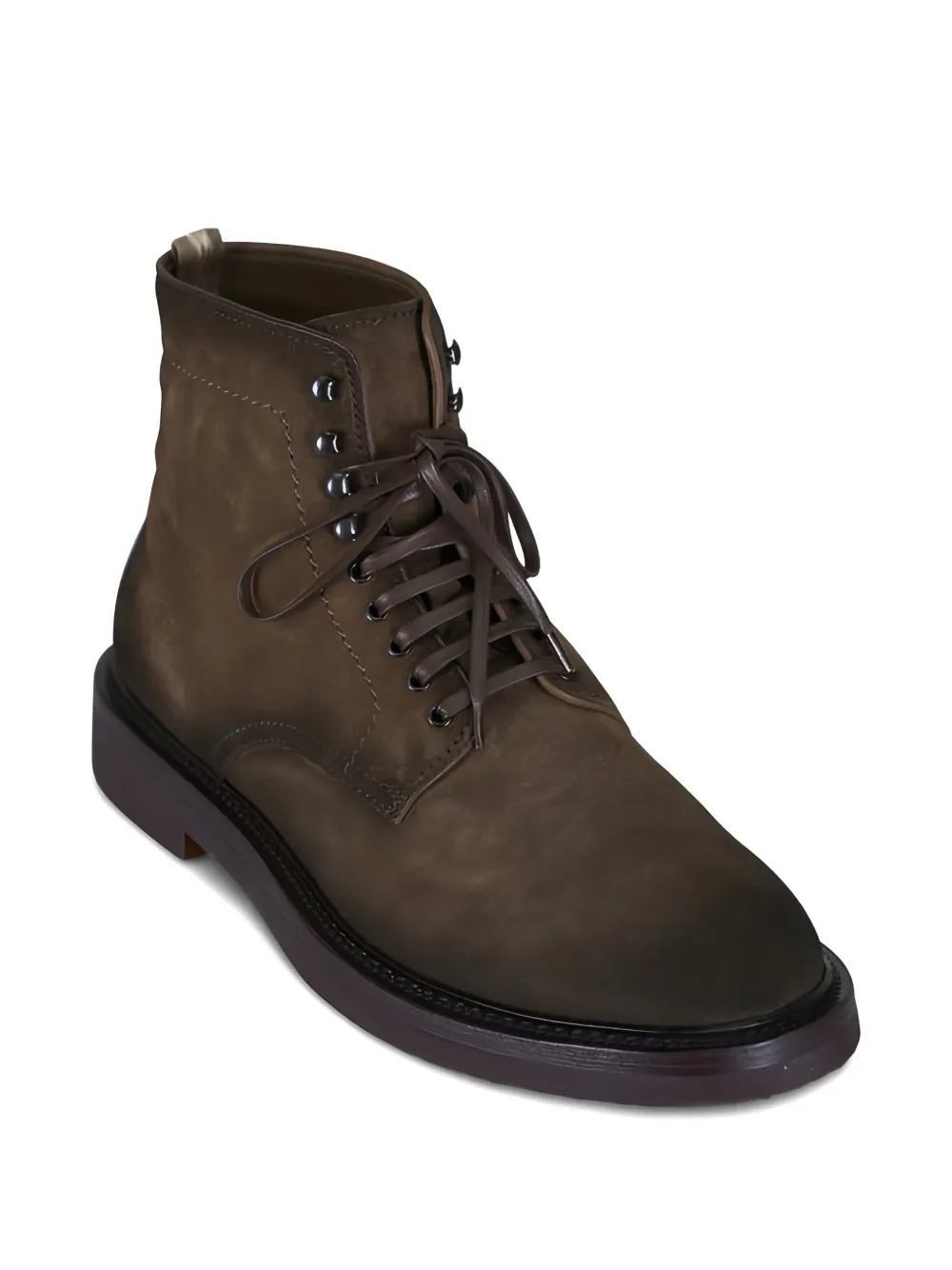 Officine Creative Hopkins Flexi 203 suède veterlaarzen Bruin