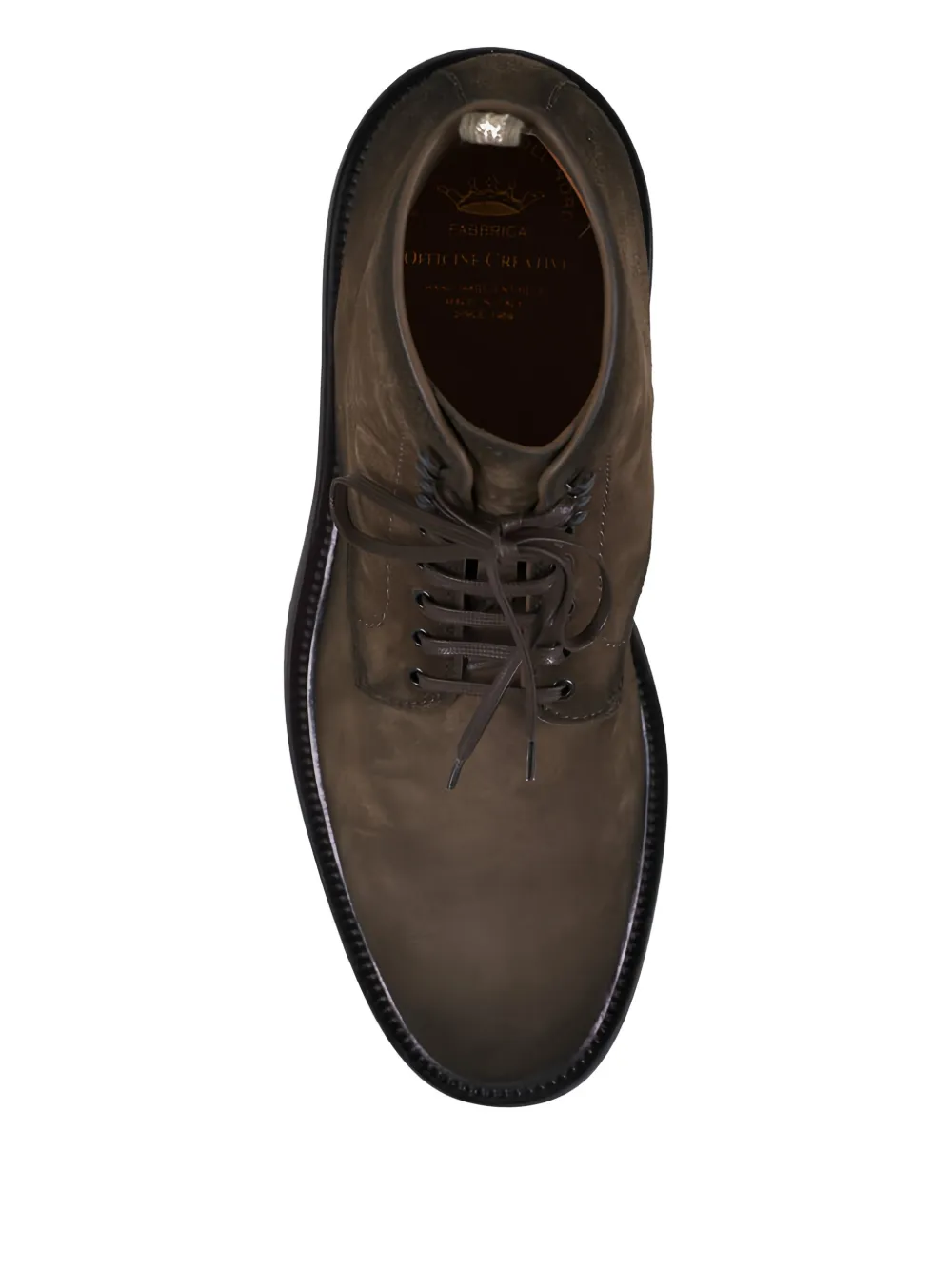 Officine Creative Hopkins Flexi 203 suède veterlaarzen Bruin