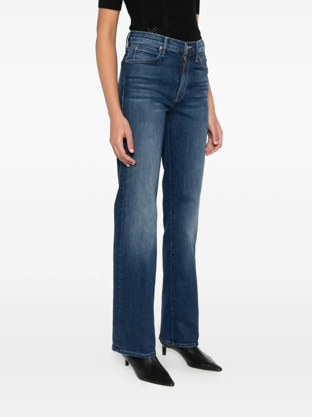 MOTHER The Kick It jeans met vijf zakken Blauw