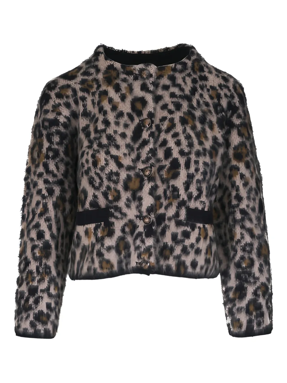 Nili Lotan Beyton animal-print cardigan - Neutrals