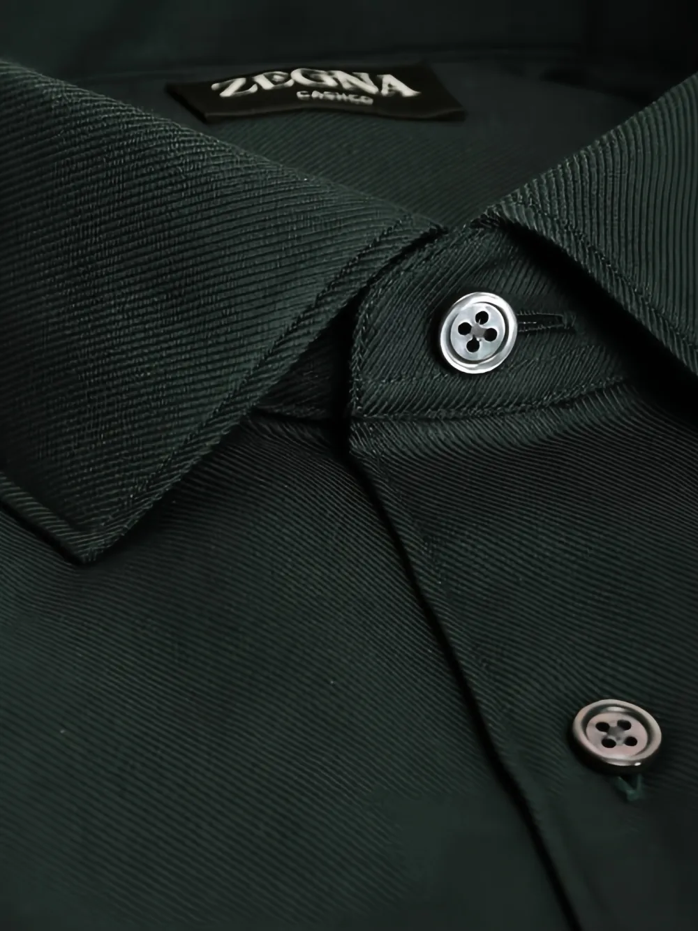 Zegna Button-up overhemd - Groen