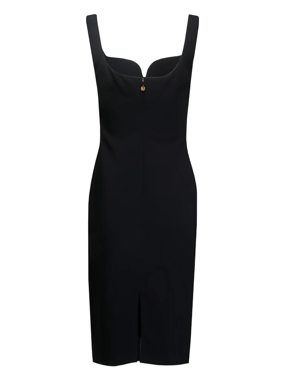 Versace Jurk met sweetheart hals - Zwart