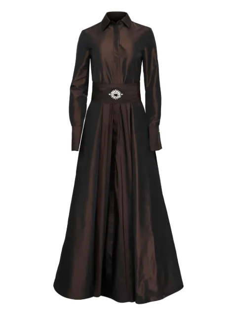 Sara Roka Mariasole bow-detail maxi dress