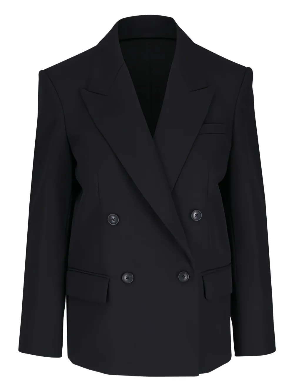 TWP Doppelreihiger Harper Blazer - Schwarz