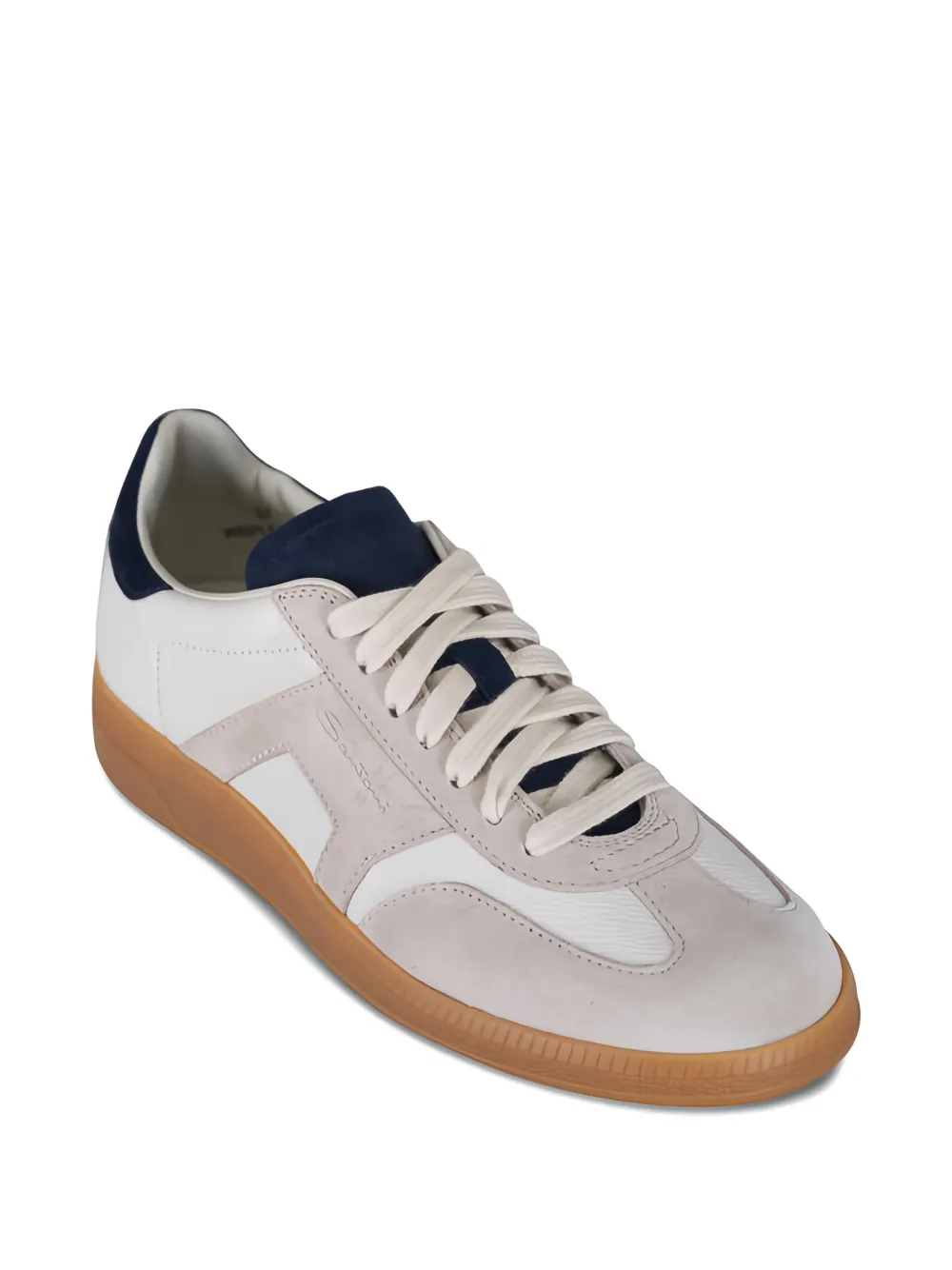 Santoni Olympic sneakers met vlakken - Wit
