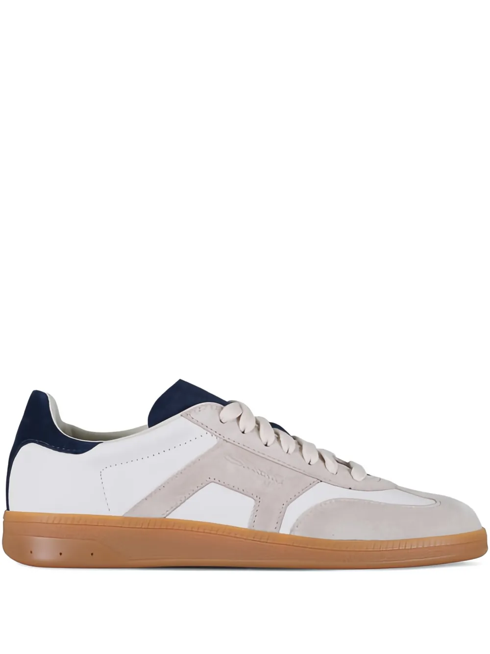 Santoni Sneakers Olympic con inserti - Bianco