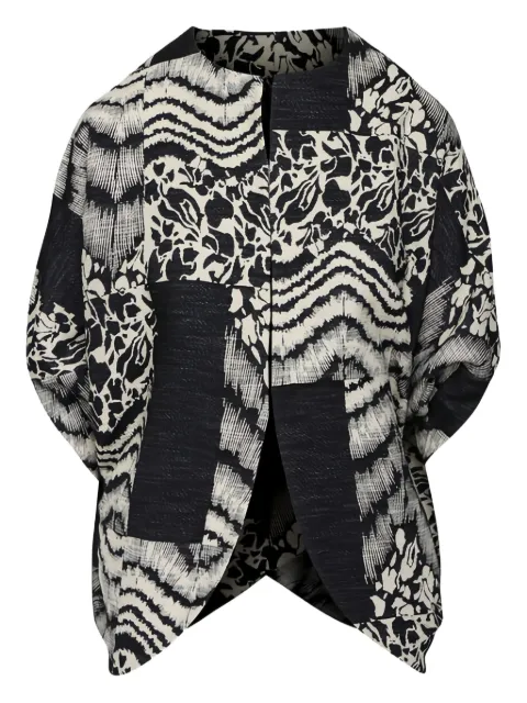 Zero + Maria Cornejo printed round-neck jacket