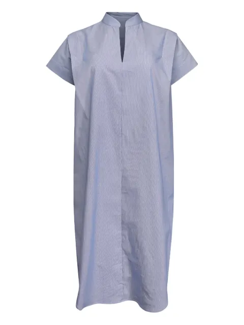 Zero + Maria Cornejo vestido midi con cuello mao