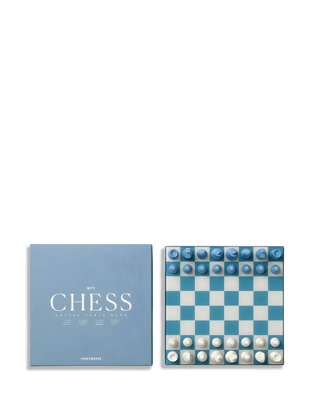Printworks Nº1 Chess Board Game Set In Blue