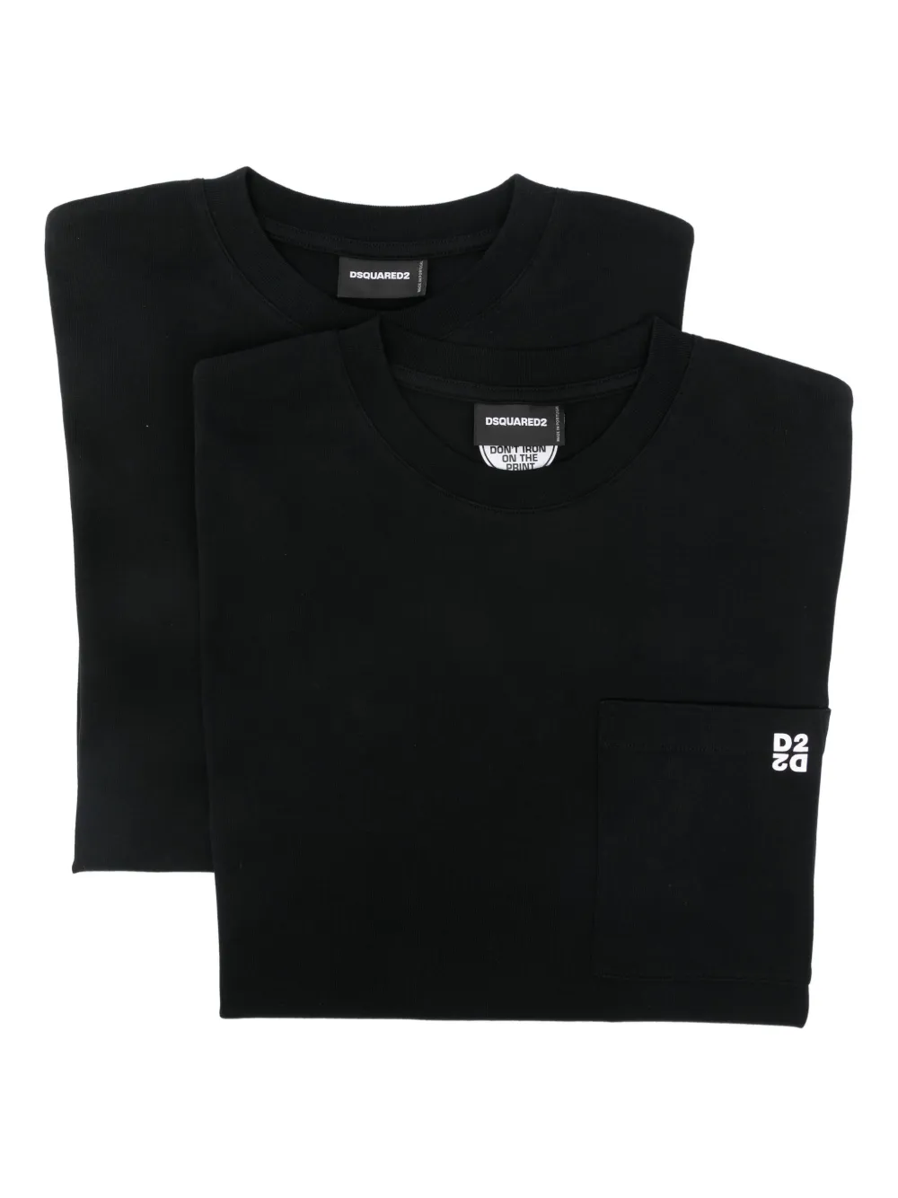 DSQUARED2 short-sleeves T-shirt (set of two) - Nero