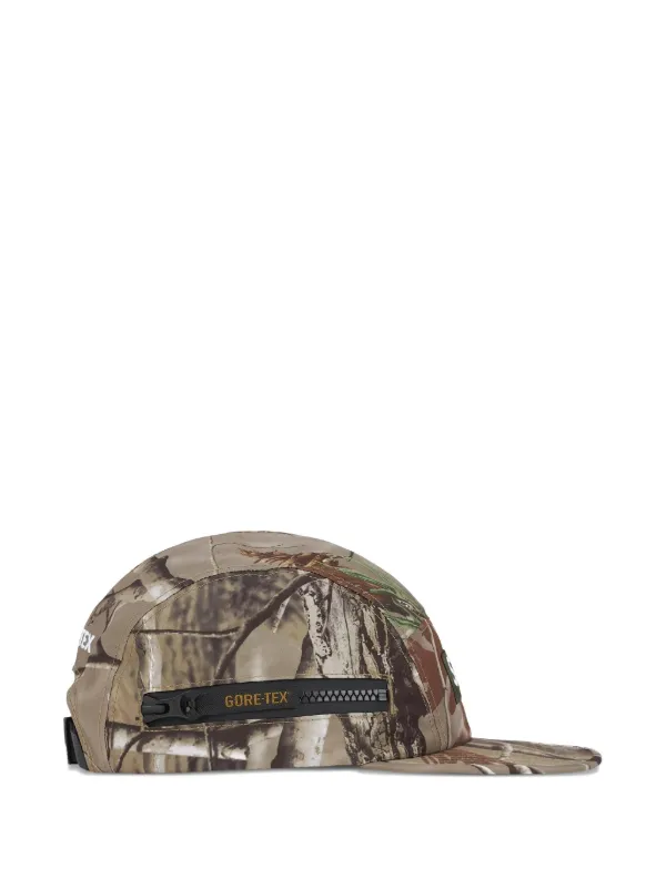 Supreme zip-pocket Camp Cap | Brown | FARFETCH
