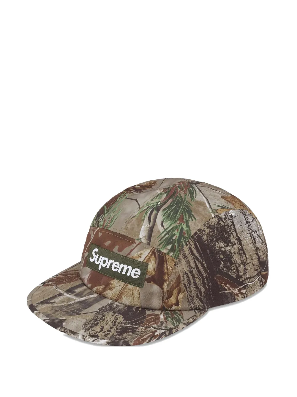 Supreme zip-pocket camp cap - Marrone