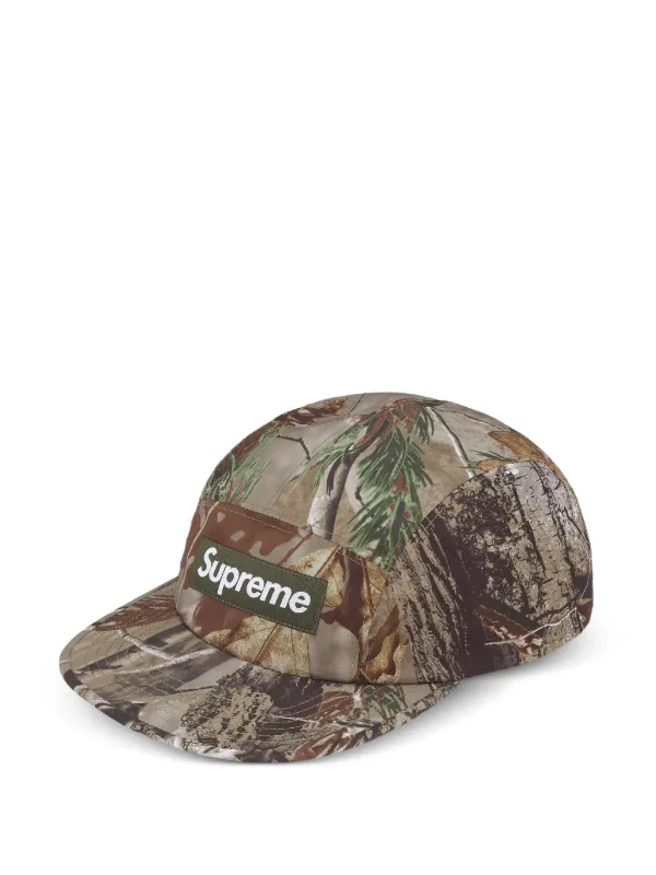 Supreme zip-pocket Camp Cap | Brown | FARFETCH
