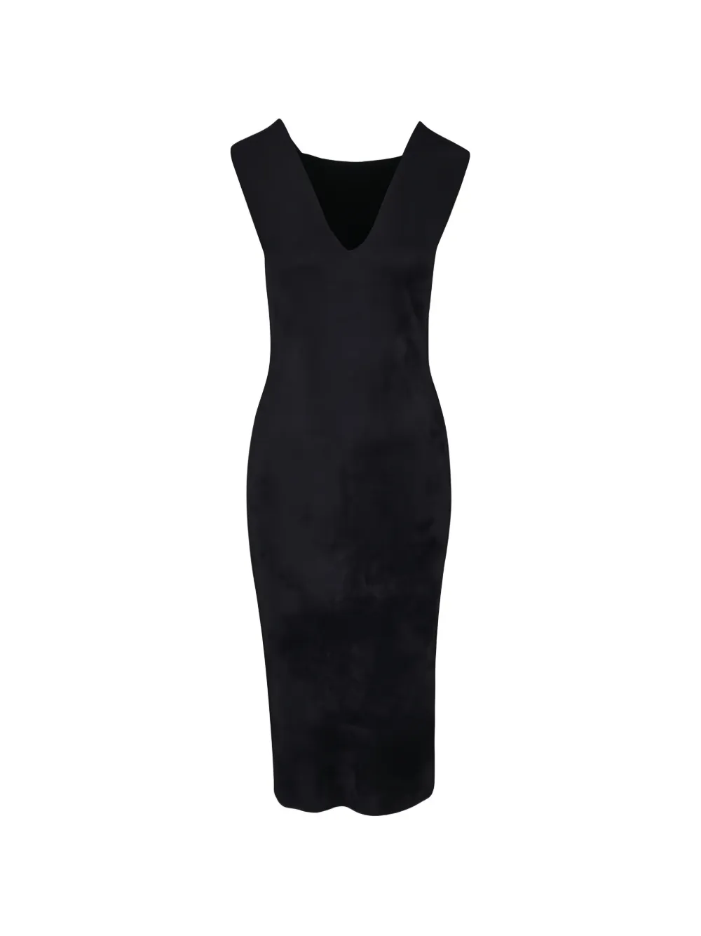 D.Exterior sleeveless dress - Nero