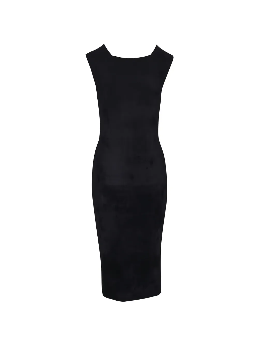D.Exterior sleeveless dress - Zwart