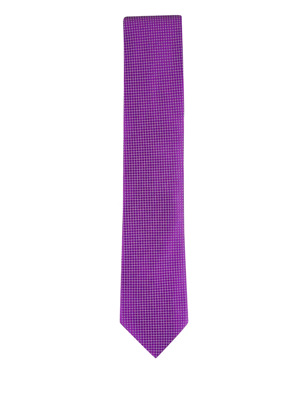 Eton corbata con motivo geométrico | morado | Image 1