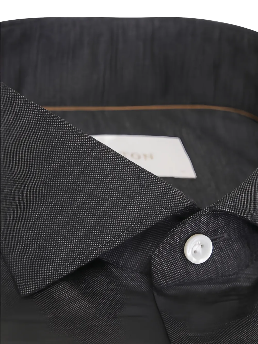 Eton Wollen overhemd - Grijs