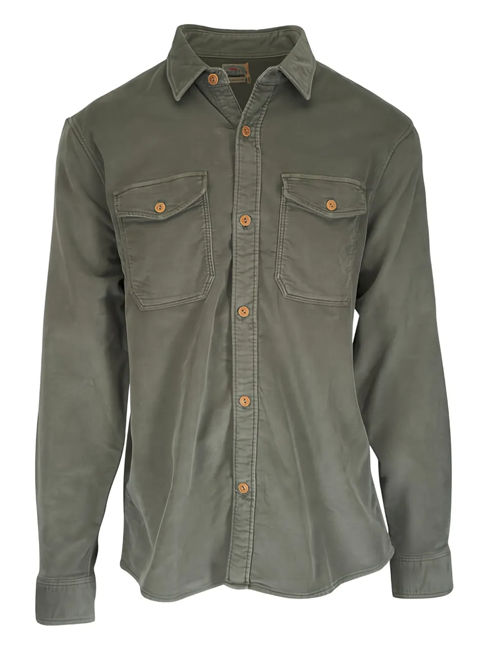 FAHERTY Giacca-camicia con bottoni e tasche - Verde